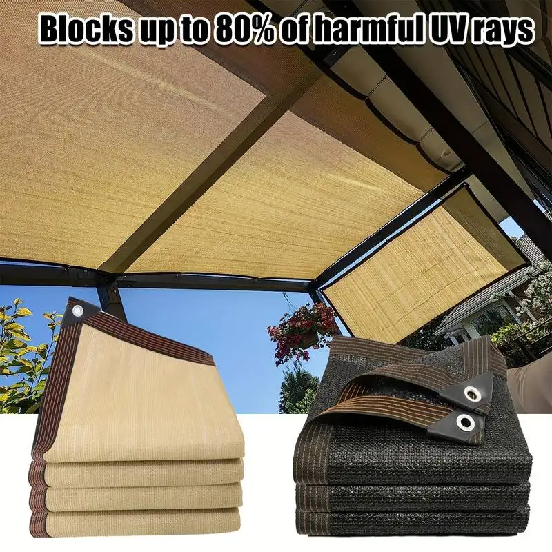 

Outdoor garden sunshade net, terrace sunshade, camping sunshade net, UV protection, HDPE sunscreen fabric, sunshade