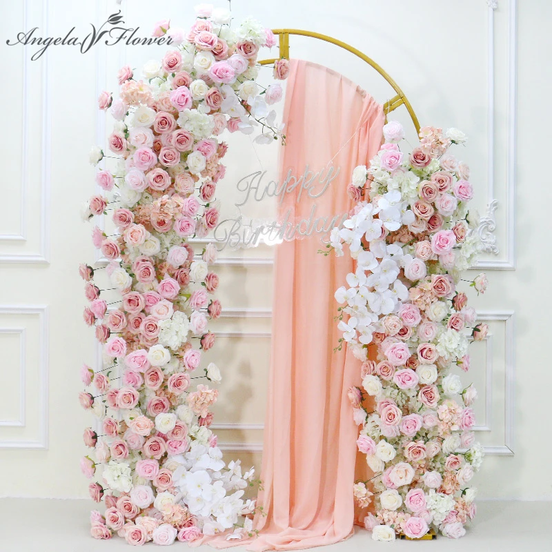 Artificial Flower Row Arrangement Wedding Artificial Flowers Wedding