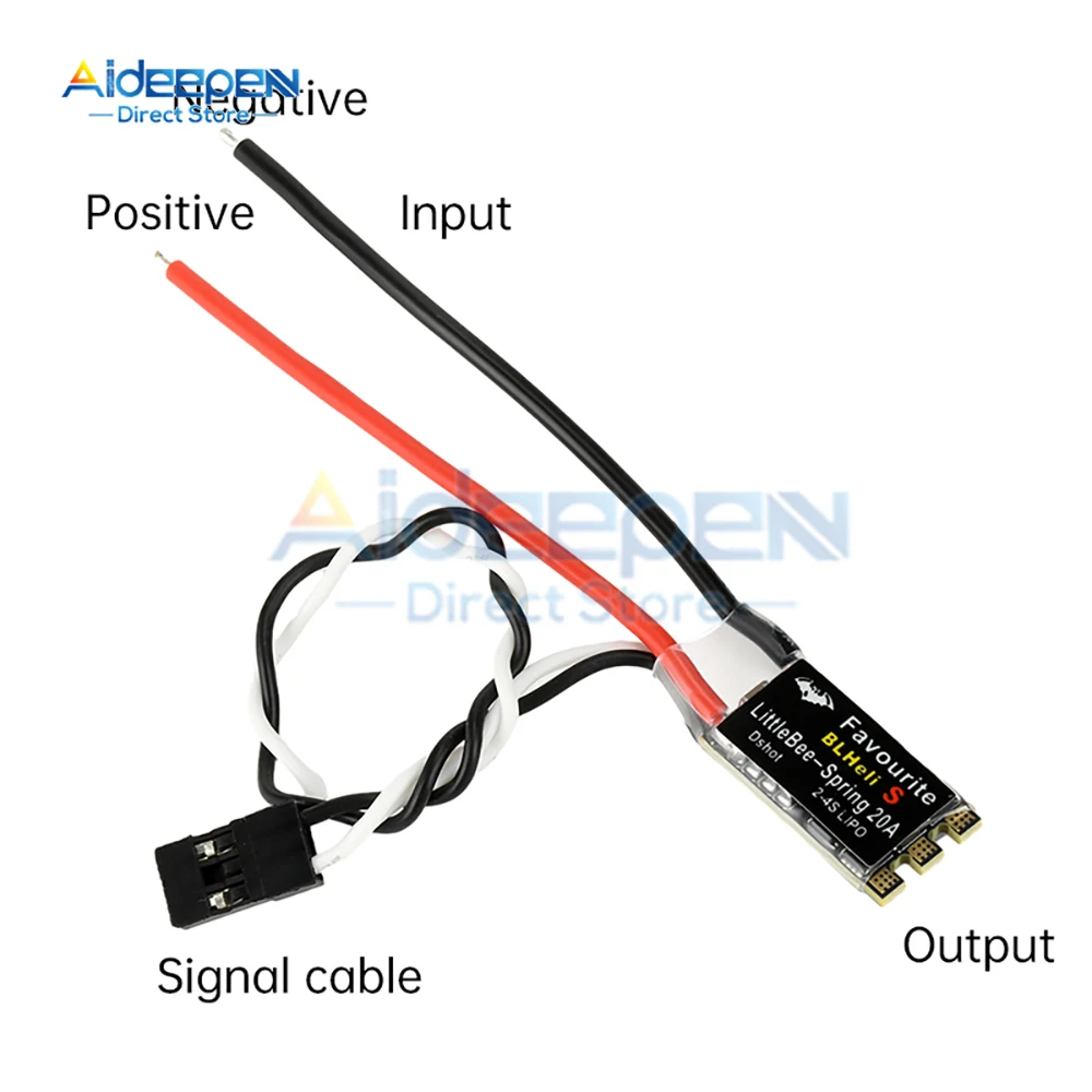 Contrôleur de vitesse ESC 20A/30A pour drone multirotor, compatible LiPo 2-6S