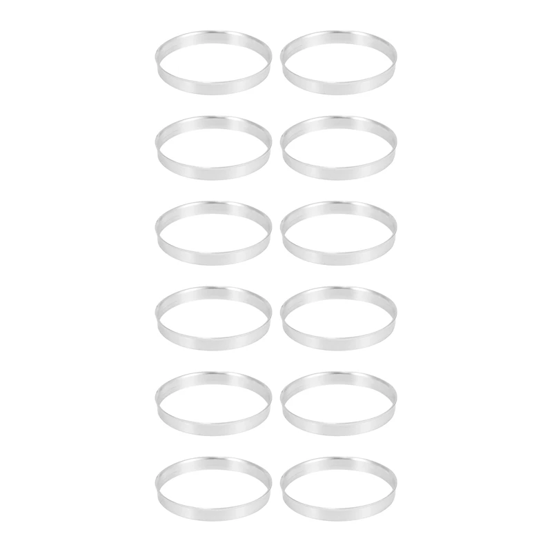 범용 알루미늄 허브 중심 링 휠 스페이서 세트, 12 X, 74.1mm, O/D, 72...