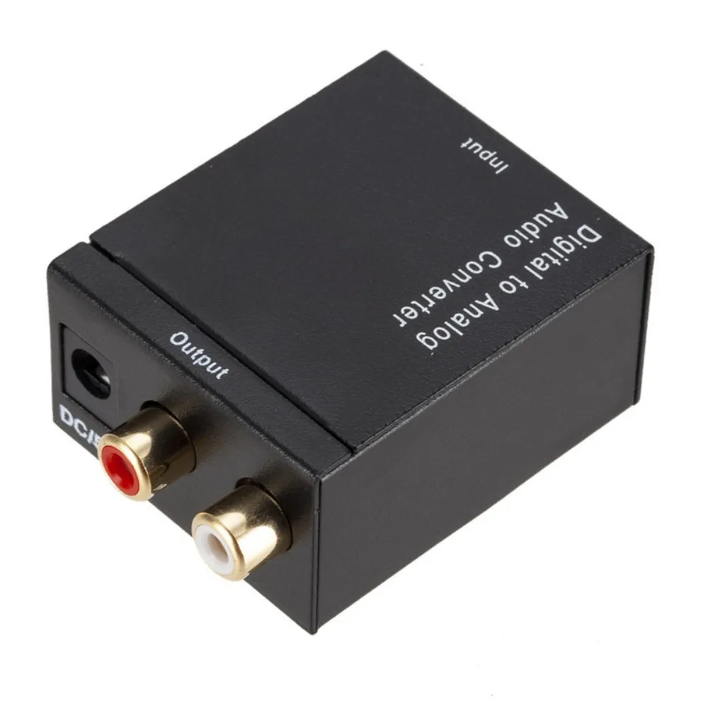 

Decoding Converter Digital To Analog Audio Converter SPDIF To Lotus 5V Power Adapter Digital Audio Decoder Amplifier