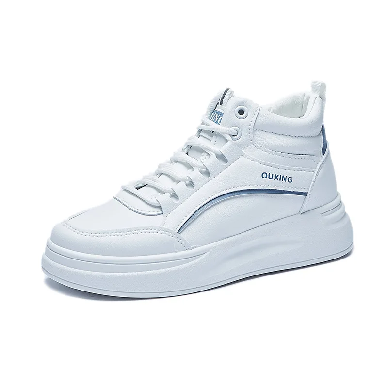 Spring Running Casual Board Shoes with Thick Sole and Fleece Lining sneakers women