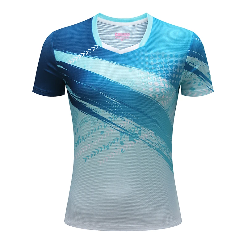 Badminton Jerseys Uniforms for Women Short Sleeve Sports