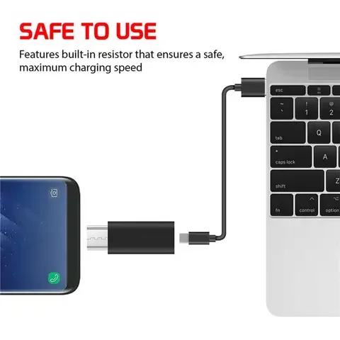 

5pcs Type-C Adapter USB C to Micro USB Cable Alloy Micro USB Male to Type C Female Adapter Converter Connector for Phone Tablet