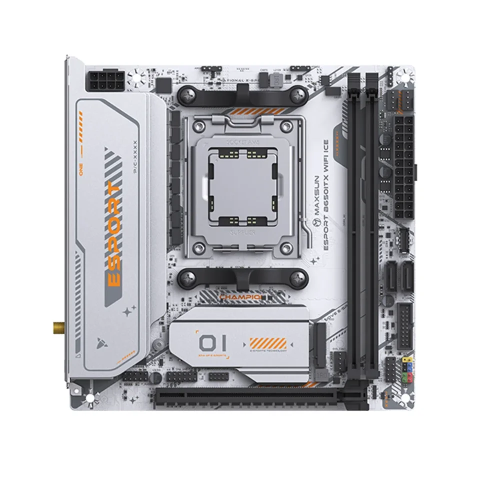 MAXSUN Motherboard eSport B650ITX WIFI ICE Mainboard AMD Ryzen AM5