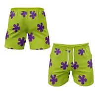 SpongeBob SquarePants Boys and Girls 2024 Summer New 3D Printing Casual Shorts for Children Street Sports Big, Shorts 1