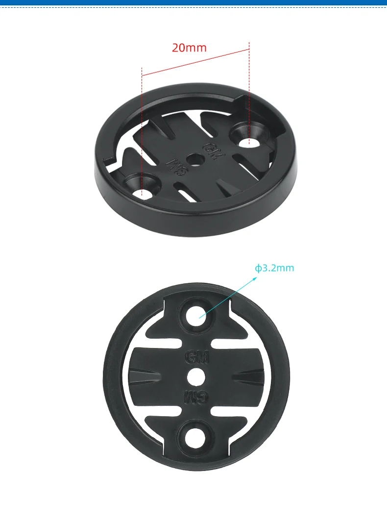 2 teil/satz Computer Mount Basis für Garmin/Magene/Bryton/Wahoo Passt Radar RTL515/Magane L508 /Bryton R300L Zyklus Ersatz Einsätze – Detail 8