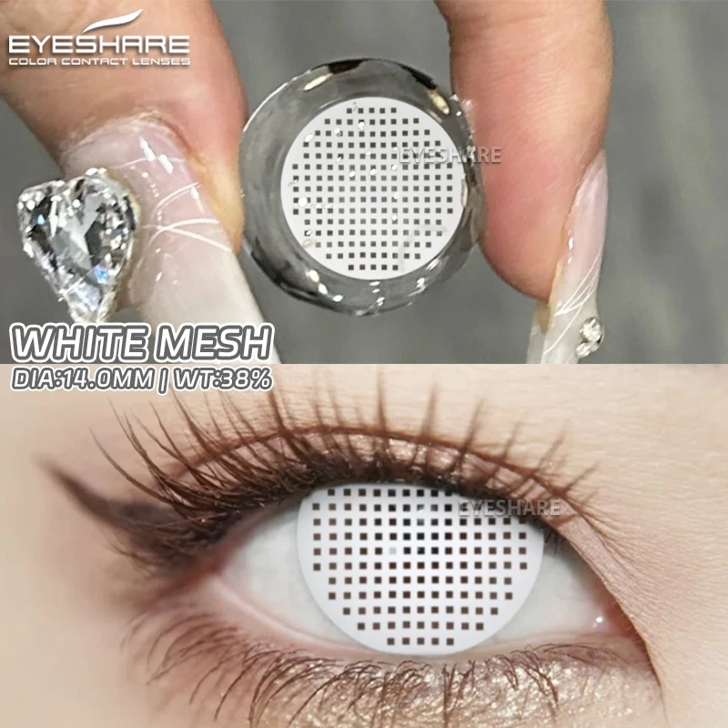 Vibrant Anime Cosplay Color Contact Lenses for Halloween Makeup – Fast Shipping