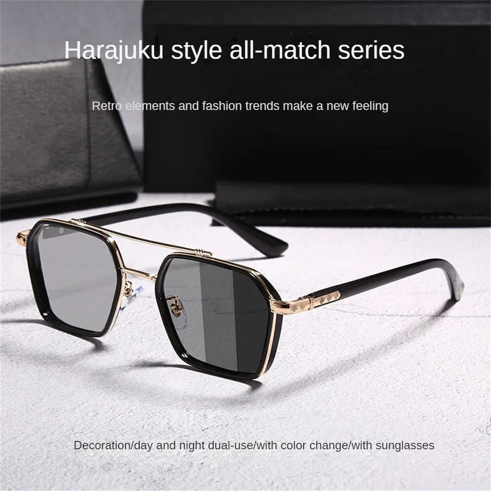 Cycling Su Square Metal Glasses Men Women Eyeglass Fashion Oversized Retro Punk Glasses Oculos De Sol Fishing_voghion.com