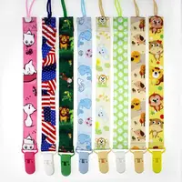 2/3/4PCS Anti-lost Chain -shaped Clip Cartoon Multicolour Supplies Anti-lost Toy Belt Portable Animal Pattern 29cm 2
