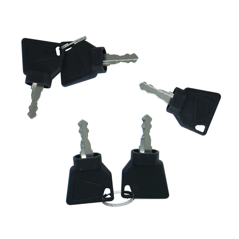 5PCS 점화 키 3CX 701 45501 14607 JCB 장비와 호환 가능 볼보 미니 굴삭기 로더와 호환 가능