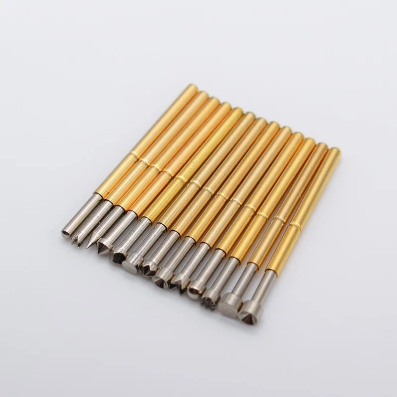 50 Pz/Lotto Sonda Di Prova A Molla Pogo Pin Serie P125 P125-A/B/D/E2/G2/H/J/Q1/Q2/T2