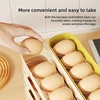 4Layers Fridge Egg Storage Box Automatic Rolling Eggs Holder Rack Ladder Style Refrigerator Eggs Dispenser Egg Organizer Holder 6