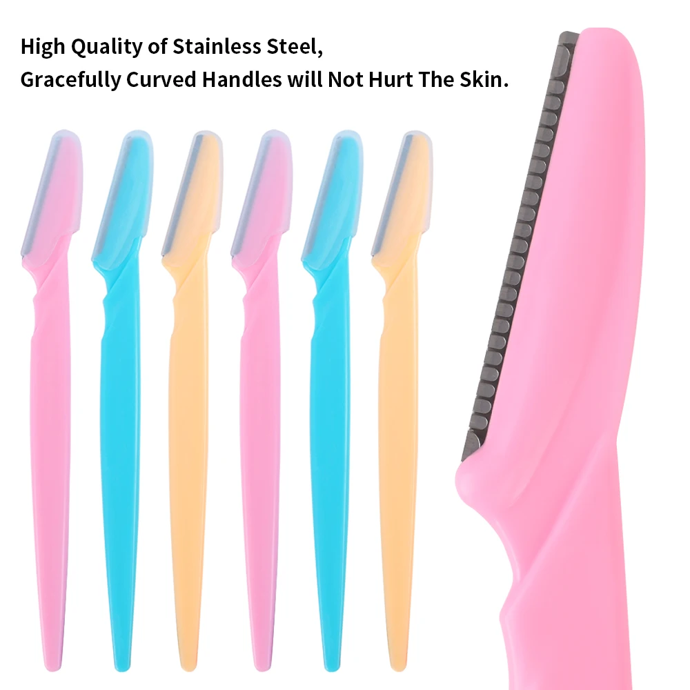 Eyebrow Razors Eyebrow Trimmer Eyebrows Shaper for Peach Fuzz Facial and Eyebrow Hair Removal Face Razors for Women and Men 2
