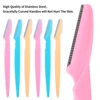 Eyebrow Razors Eyebrow Trimmer Eyebrows Shaper for Peach Fuzz Facial and Eyebrow Hair Removal Face Razors for Women and Men 2