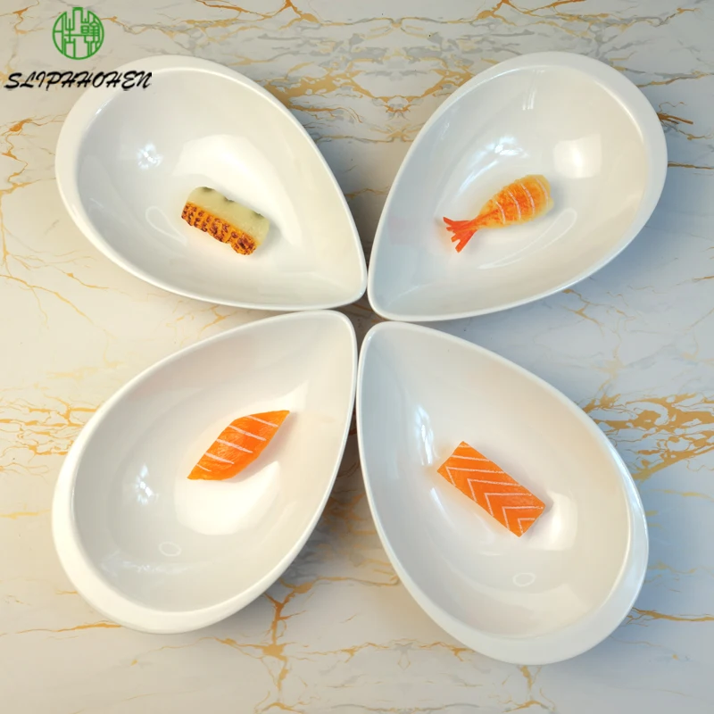 

Household Tableware Snack Fruit Dish Western Restaurant Dinnerware Dinner Plate A5 Melamine Porcelain Imitation Appliances