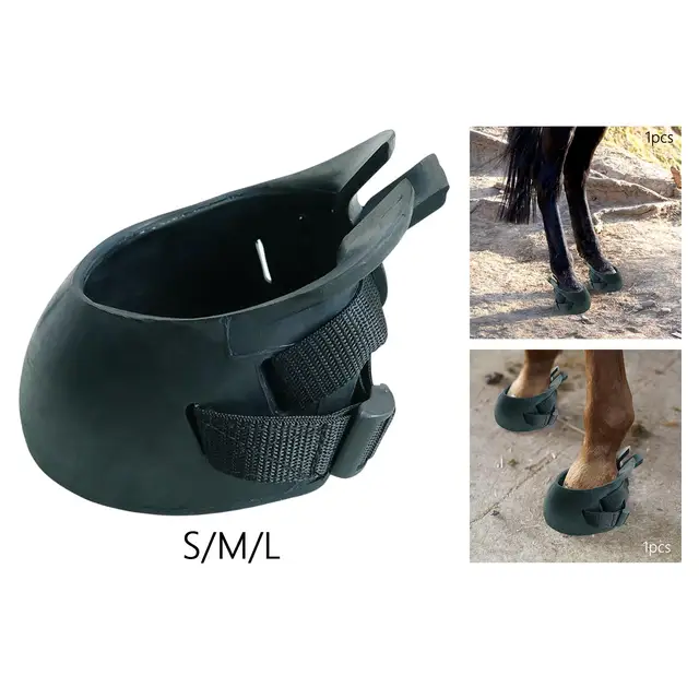Horse Hoof Boots Horses Protection Non Slip Protect Equine Shoe Thick Rubber Equipment 4