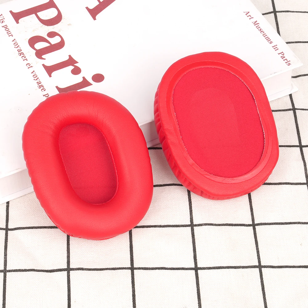 Premium Leather Ear Pads Replacement for Headphones - Comfortable Sponge Foam Upgrade
