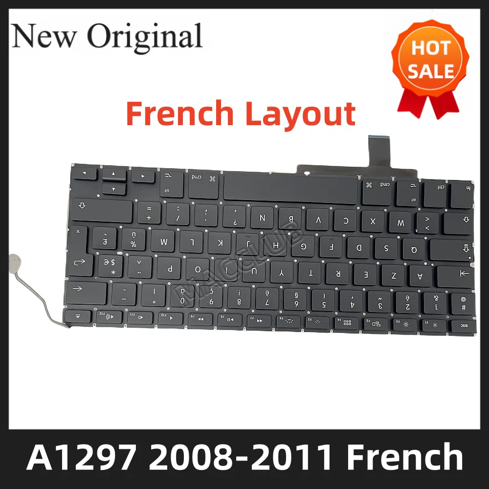 Tastiera A1297 Layout Francese Francia Fr Uk Per Tastiera Macbook Pro Muslimex 2008-2011