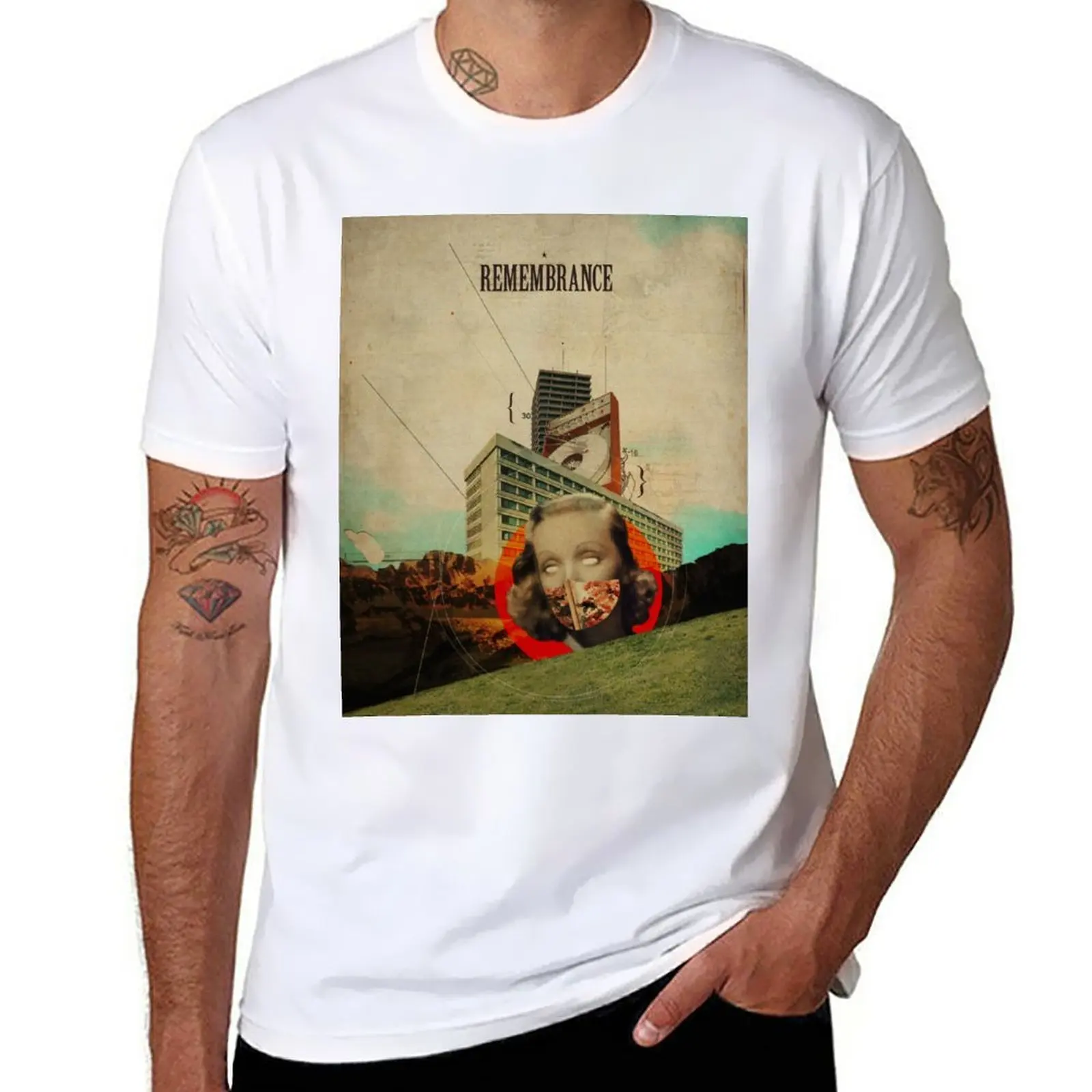 

New Remembrance T-Shirt summer tops vintage clothes mens tall t shirts
