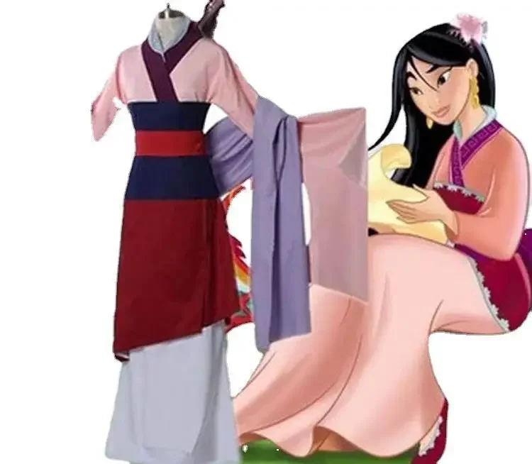 메이드 민족 코스튬 뮬란 코스프레, 영화 및 애니메이션, 여성 한푸 코스프레, 뮬란 공연 코스튬, 고대 코스튬