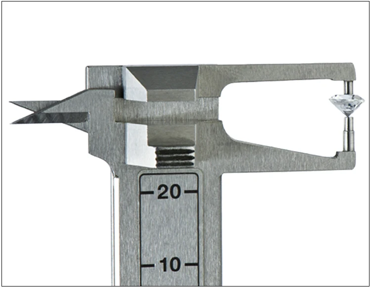 Presidium-PDG-Zifferblatt, analoge Edelsteinlehre, misst 0–23 mm, wandelt in Karat- und Ringgrößenmesswerkzeug für Juweliere um – Detail 5