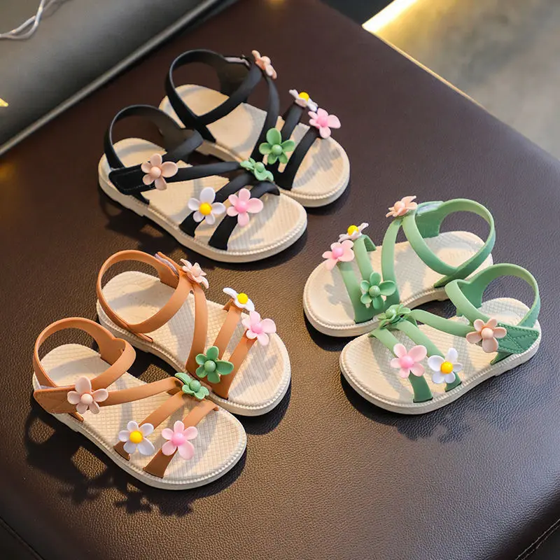 Summer Girls Children Sandals Toddler Baby Soft Casual School Shoes