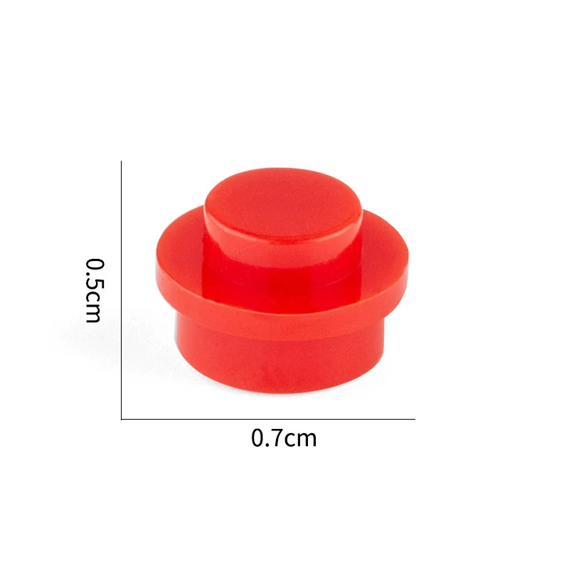 450pcs MOC 6141 4073 1x1 Round Grains Building Block Circular Arc Parts Plastic Compatible Bricks Assembly DIY Children's Toys