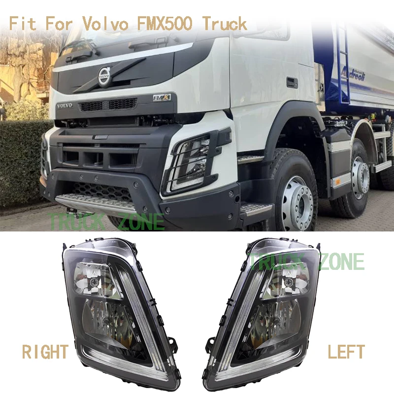 

Передсветильник фара для грузовика volvo FMX500, 1 шт., фара E, одобрено 22239056 22239057