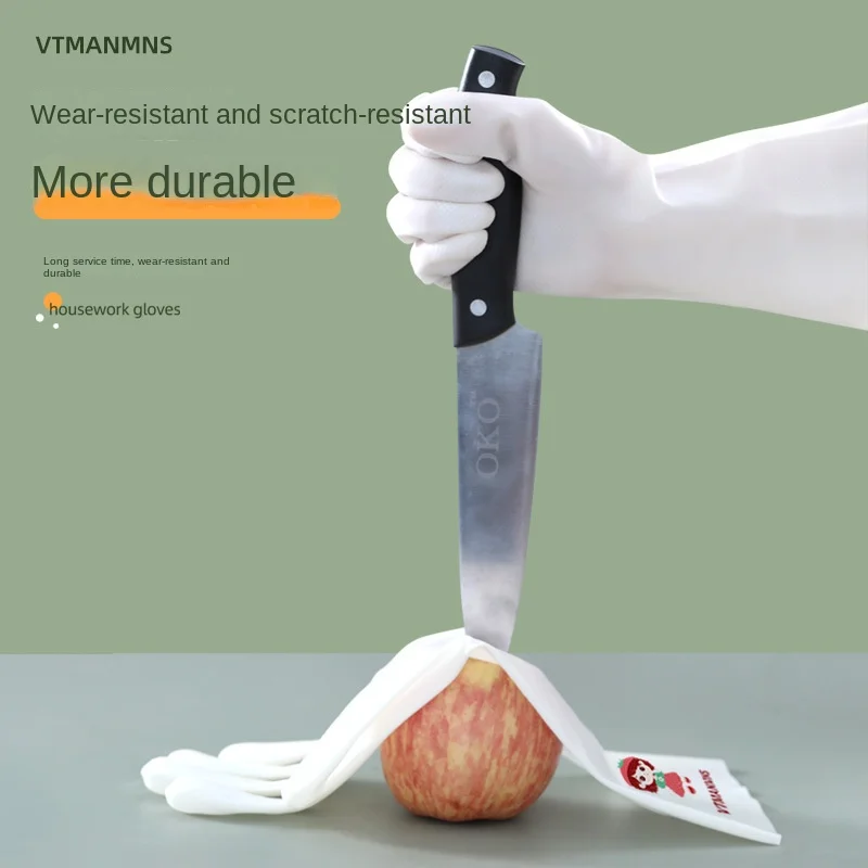 Premium Food Grade Nitrile Gloves for Adults and Kids - Cartoon Design for Kitchen and Household Cleaning 4