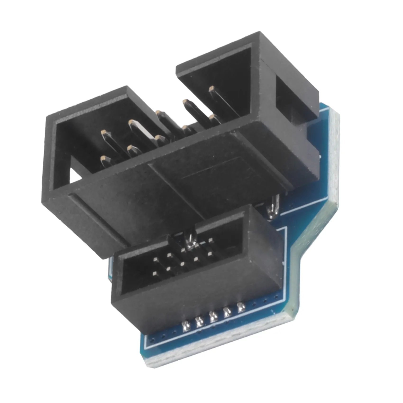 AAAE SWD JTAG 인터페이스 어댑터 보드, 프로그래밍 및 디버깅용 10핀 2.54mm에서 1.27mm 피치 변환기
