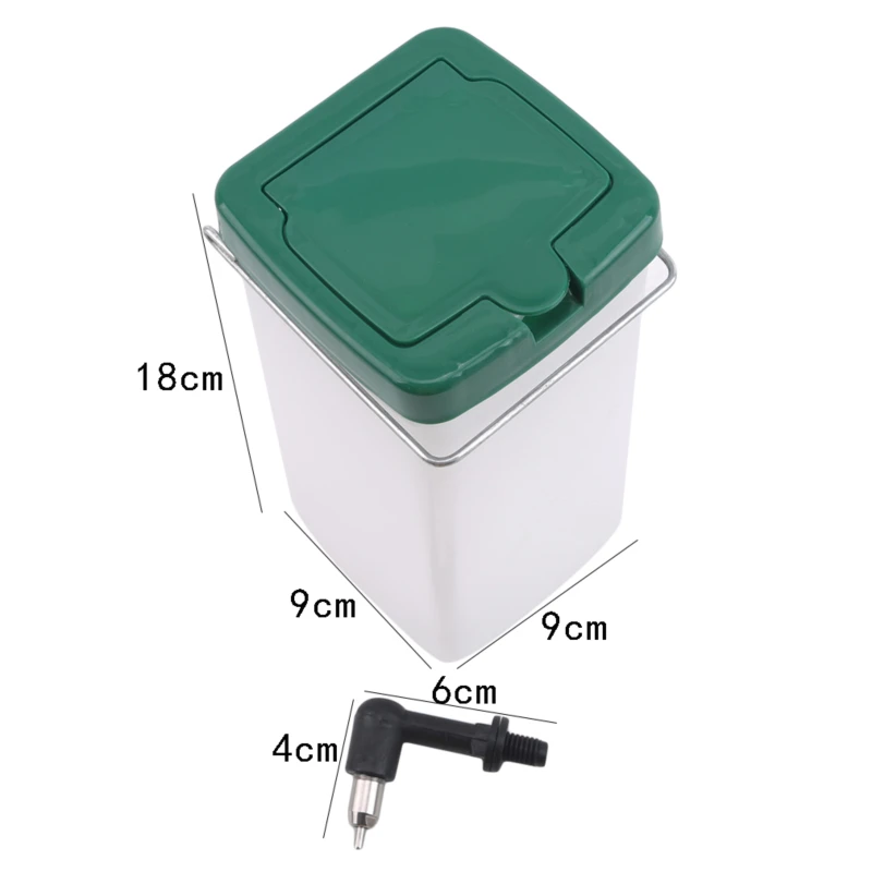 1L Kunststoff Kaninchen Trinkwasser Flasche Eimer Hamster Spender Käfig Hängen Feeder Nippel Wasser Trinker für Kaninchen Meerschweinchen – Detail 1