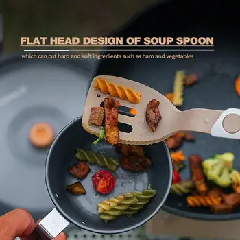 Foldable Camping Spatula Portable Nylon Spoon Shovel Outdoor Travel BBQ Cooking Accessories Small Pancake Food Serve Turner For 5