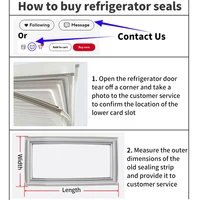 Caoutchouc de personnalisation de 4m pour porte de réfrigérateur attaché, aimant de réfrigérateur compressant et non facilement déformable 3