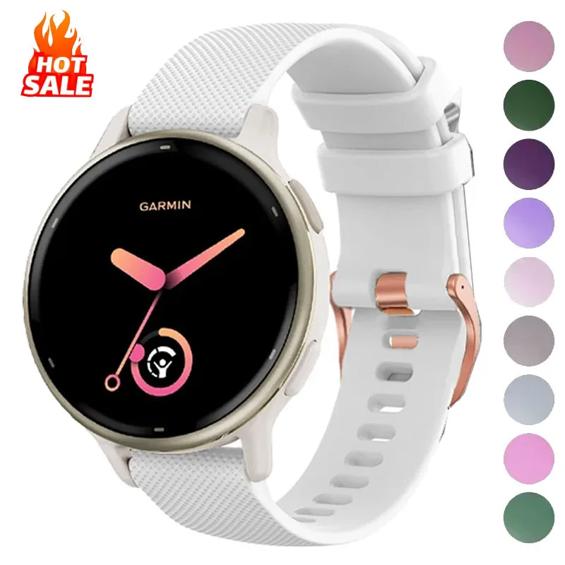 Versatile Silicone Watch Band - 18mm/20mm Strap