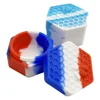 Wax Jar Silicone Box Bee Style for Oil Cream Box Easy To Hold and Carry Herb Container 2