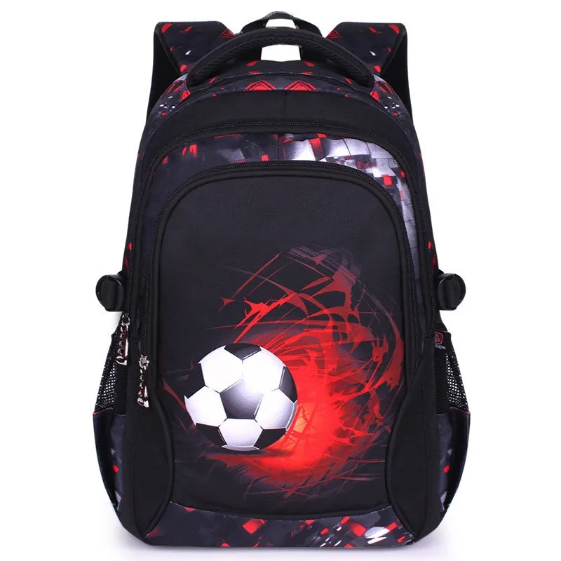 

Printing Football Schoolbag Cute Backpack Travel Soccers Bag for Teenage Boy Large Capacity Breathable Mesh Lightweight Fashion