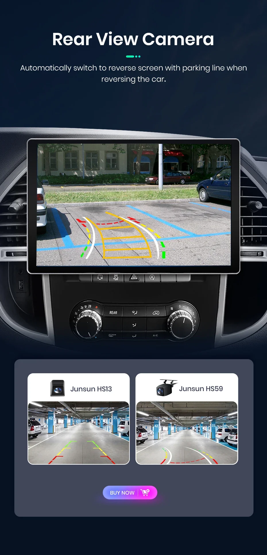 Junsun x7 series 13.1 “drahtloses Carplay Android Auto Autoradio für Mercedes Benz Vito W447 2014-2018 Multimedia Autoradio – Detail 19