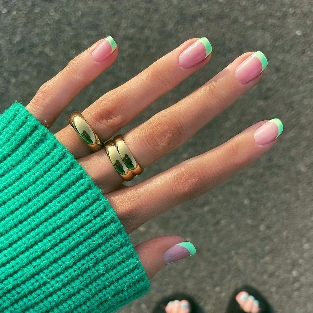 Punk Polished Bilayer Metal Stainless Steel Chunky Rings for Women Minimalist PVD Gold Plated Waterproof Jewelry 2025 Anillos