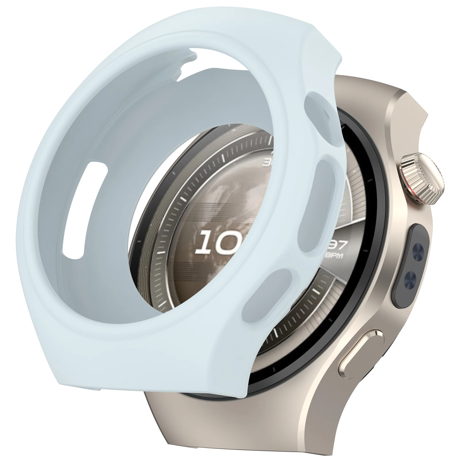 Silicone Protective Cover for Smartwatch - Full Body Soft TPU Hollow Casing