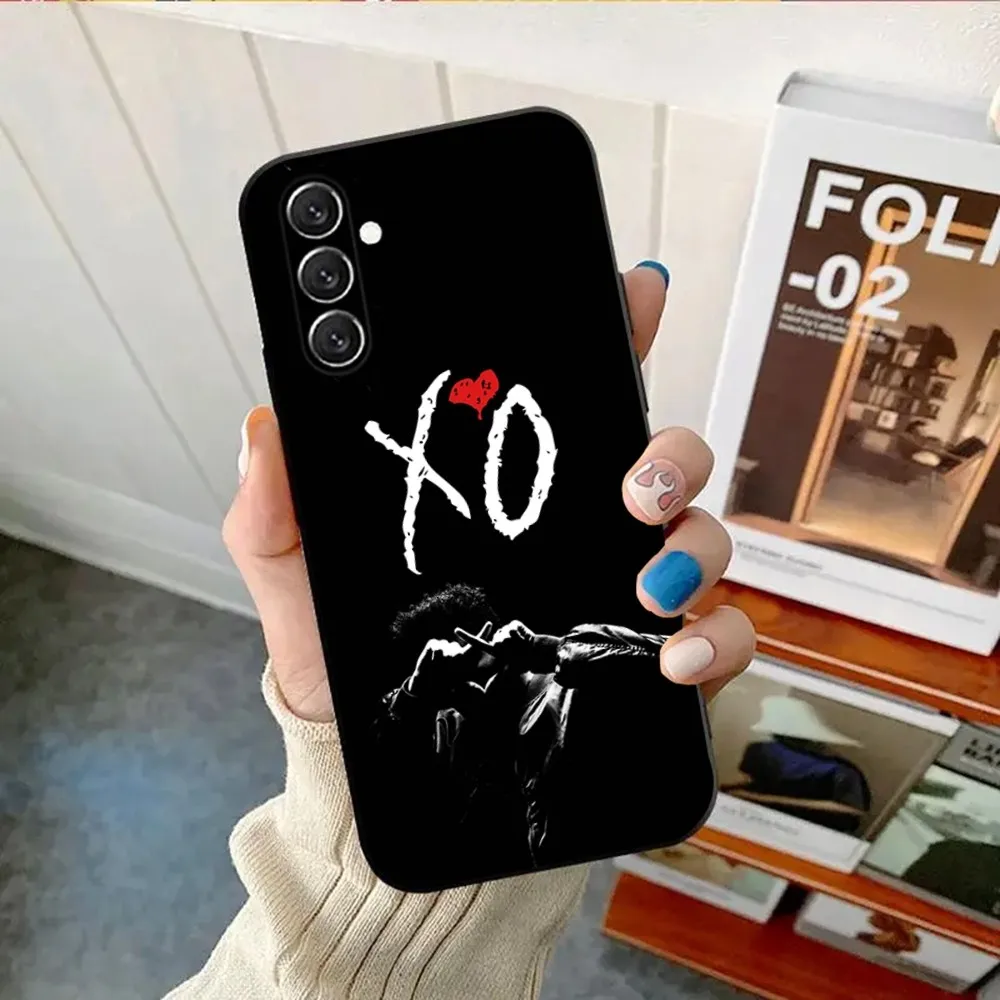 W-Weeknd Soft Black Phone Case - Sleek and Stylish Protection