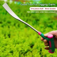 New Garlic Digging Shovel Agricultural Stainless Steel Flower Shovel Gardening Weeding Dig Wild Herbs 3-Point Shovel Garden Tool 2