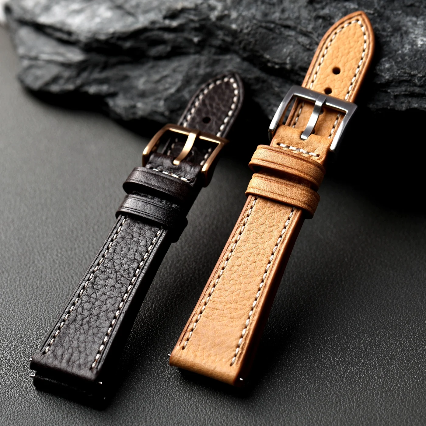 Handmade Italian Leather Retro Men's Watch Strap - Soft, Vintage Style in Multiple Sizes