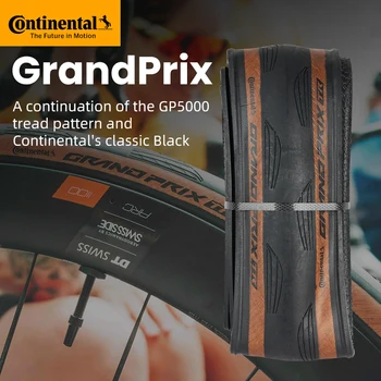 Continental Grand Prix Pneumatico per bicicletta da strada Anti Puntura Tubeless/Pneumatico a tubo 700x25C/28C/30C/32C Pneumatici per bici da strada Chili neri