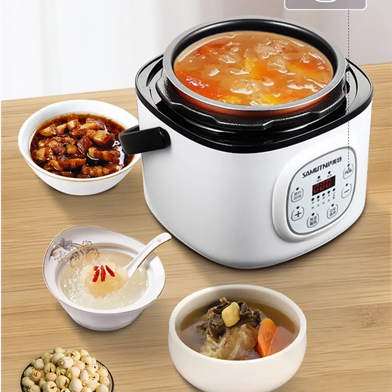 Samet Small Electric Pressure Cooker Household Convenient Multi-function 2l  Multi-function Smart Rice Cooker - Electric Pressure Cookers - AliExpress