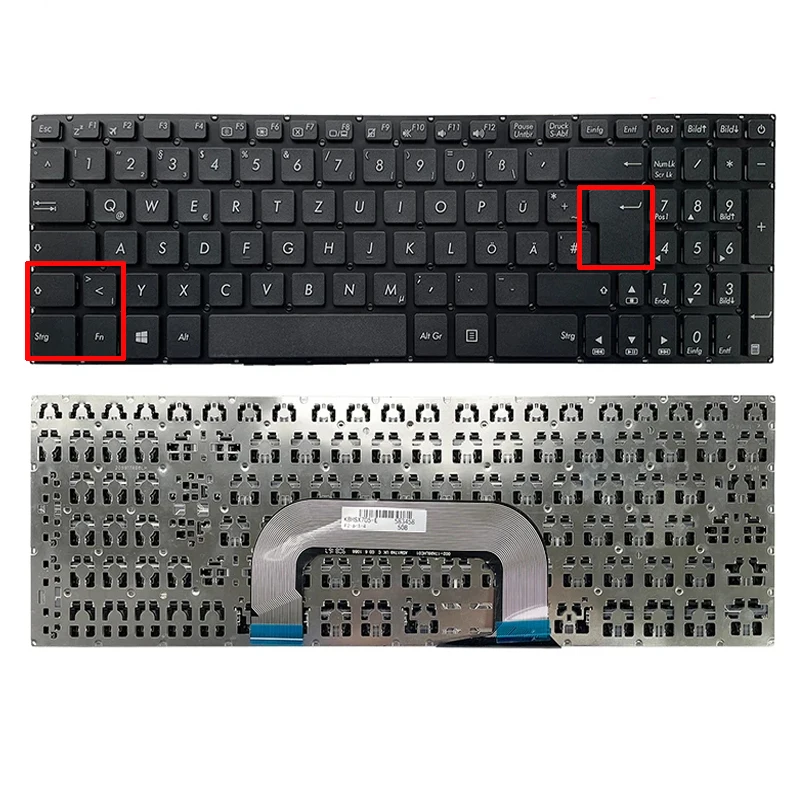 Немецкая клавиатура для ноутбука ASUS X705U X705C X705UD X705M X705MA GR раскладка клавиатуры для ноутбука