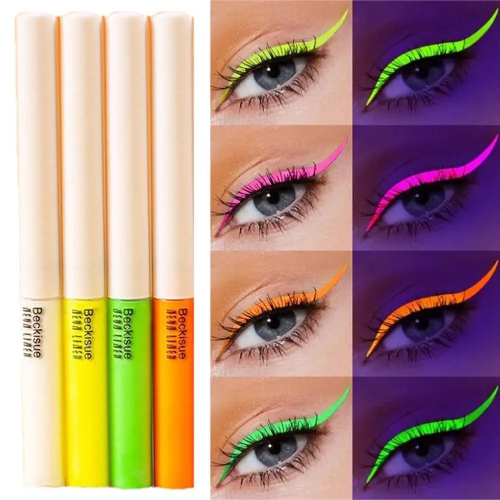 

Multicolor Fluorescent Eyeliner Pencil Luminous UV Light Neon Liquid Pigment Waterproof Quick Dry Lasting Sexy Eye Cosmetics