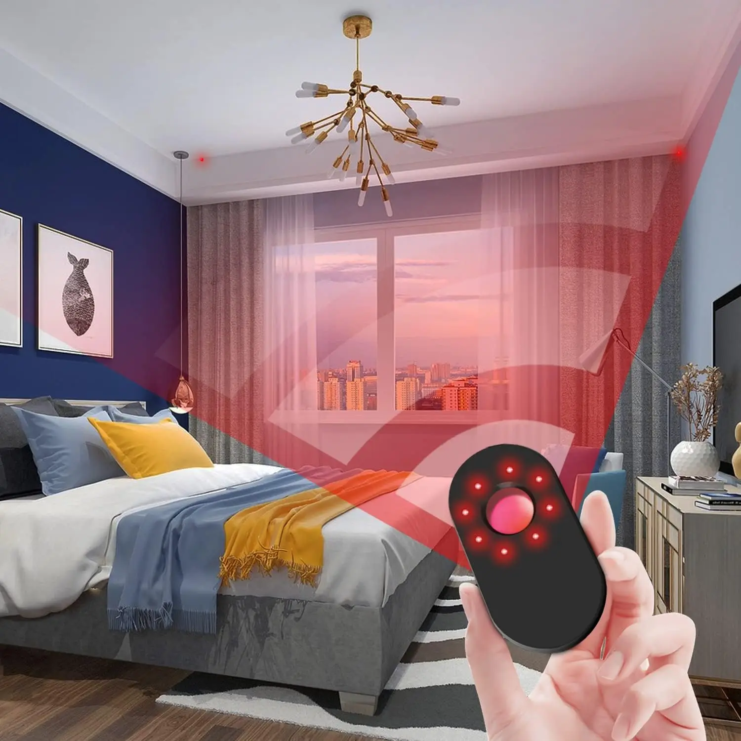 Camera Detector Anti-Sneak Photo and Anti-Monitoring for Hotel Bathroom Scan Camera Personal protection in hotel accommodatio