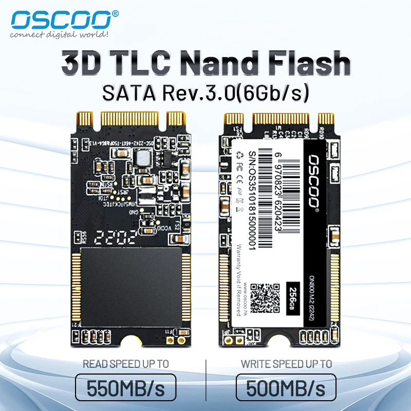 Mlc Originale Ssd M.2 2242 Disco Rigido M2 Oscoo Disco Rigido Interno Per Laptop Netbook Ultrabook Notebook