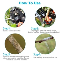 Grafting Pruner Garden Tool Branch Cutter Secateur Pruning Plant Shears Boxes Fruit Tree Scissor Chopper Vaccination Cut 2